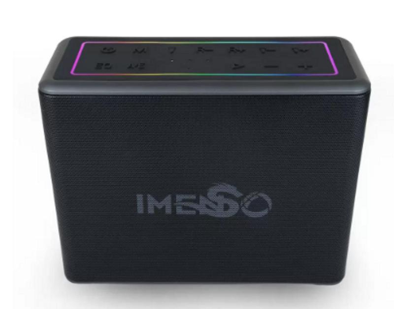 Caixa de Som X32 120W Tws Rgb com 2 Microfones Sem Fio - Imenso